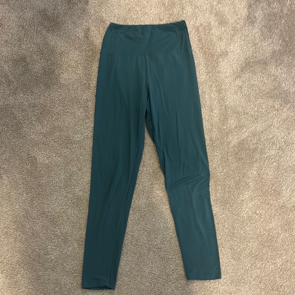 Teal High-Waisted Leggings